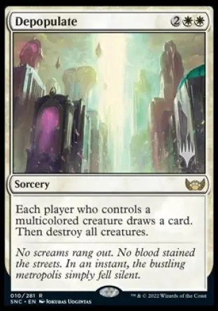 Depopulate (Promo Pack) [Streets of New Capenna Promos]