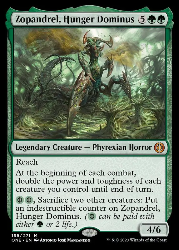 Zopandrel, Hunger Dominus [Phyrexia: All Will Be One] - Español
