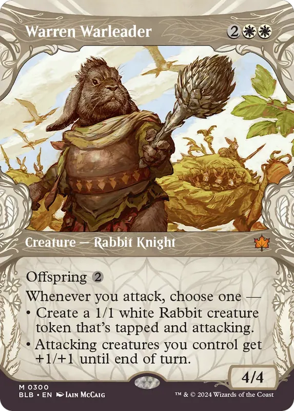 Warren Warleader (Showcase) [Bloomburrow]