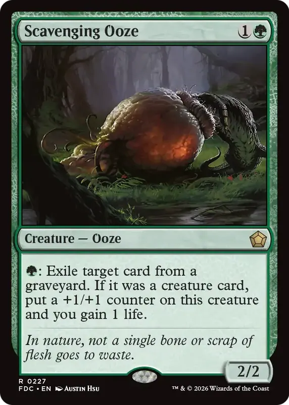 Scavenging Ooze [Foundations Commander]