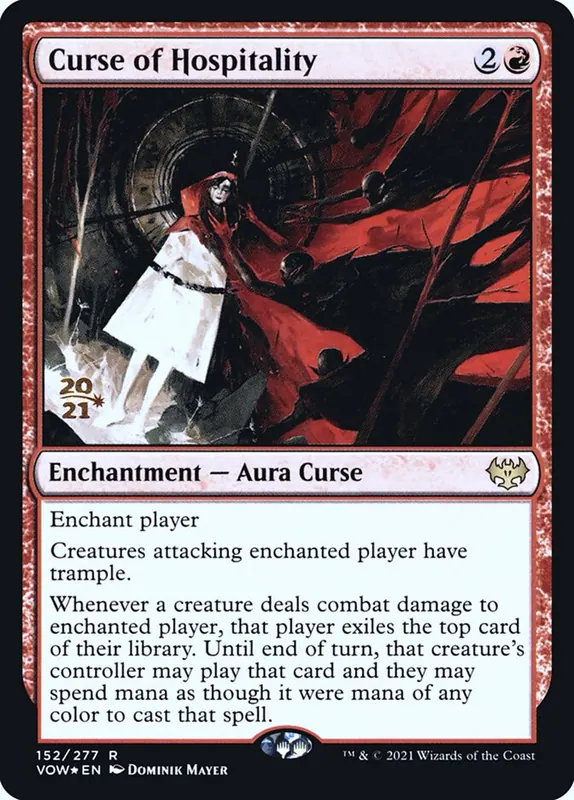 Curse of Hospitality [Innistrad: Crimson Vow Promos]