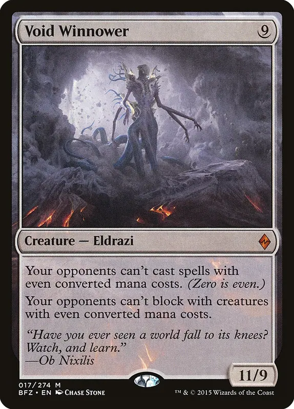 Void Winnower [Battle for Zendikar] - Español
