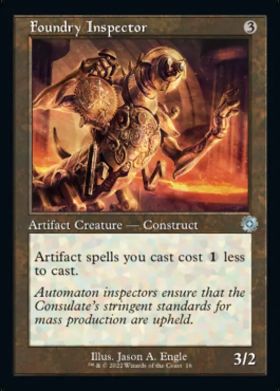 Foundry Inspector (Retro) [The Brothers' War Retro Artifacts]