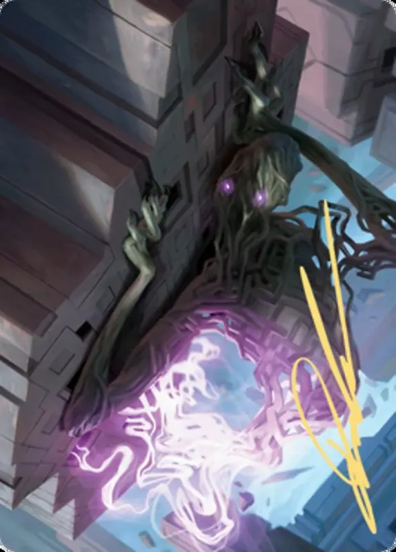 Skyclave Shade Art Card (Gold-Stamped Signature) [Zendikar Rising Art Series]