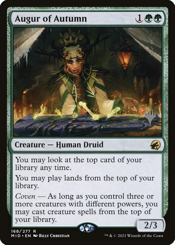 Augur of Autumn [Innistrad: Midnight Hunt Promos] - Español