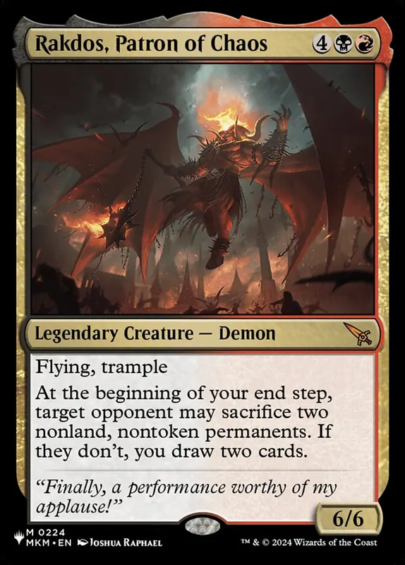 Rakdos, Patron of Chaos [The List]