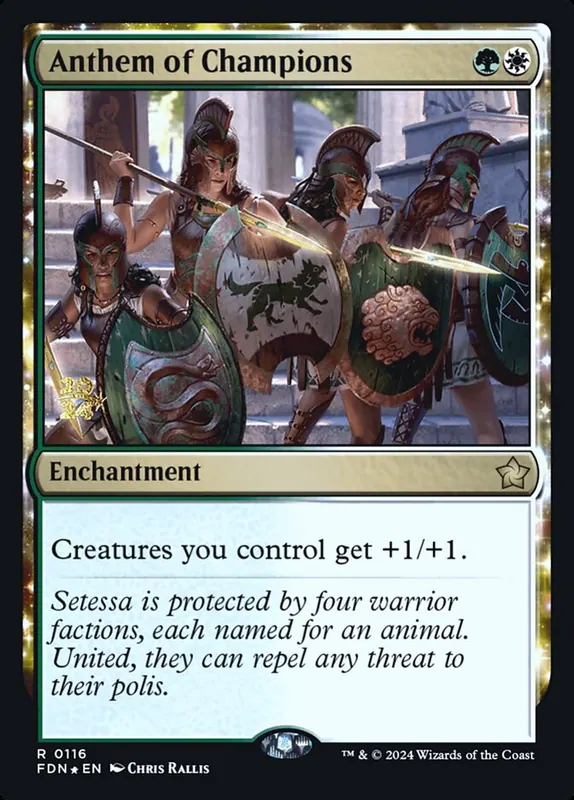 Anthem of Champions [Foundations Promos]