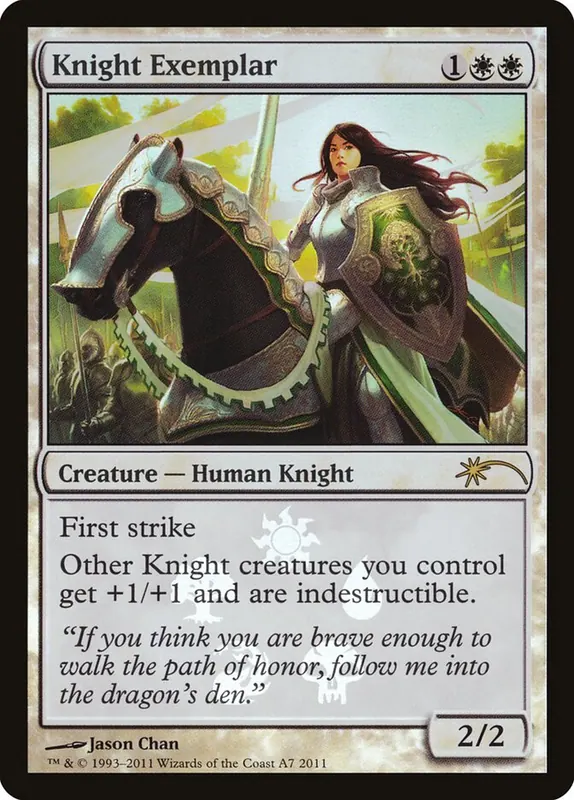 Knight Exemplar [Magic 2011 Promos]