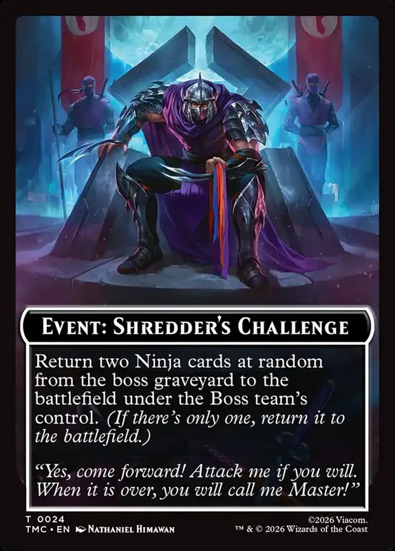 Event: Shredder's Challenge [Teenage Mutant Ninja Turtles Eternal Tokens]