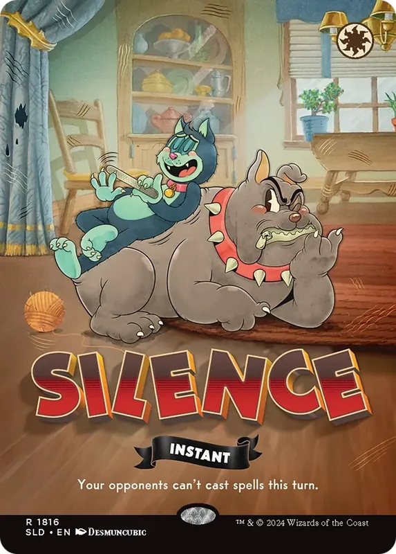 Silence (1816) (Rainbow Foil) [Secret Lair Drop Series]