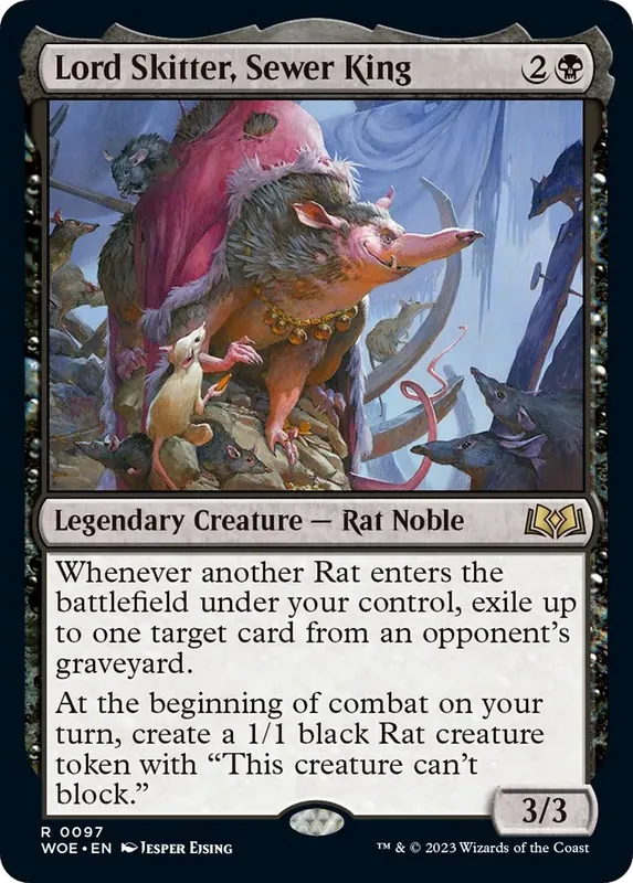 Lord Skitter, Sewer King - Español [Wilds of Eldraine]
