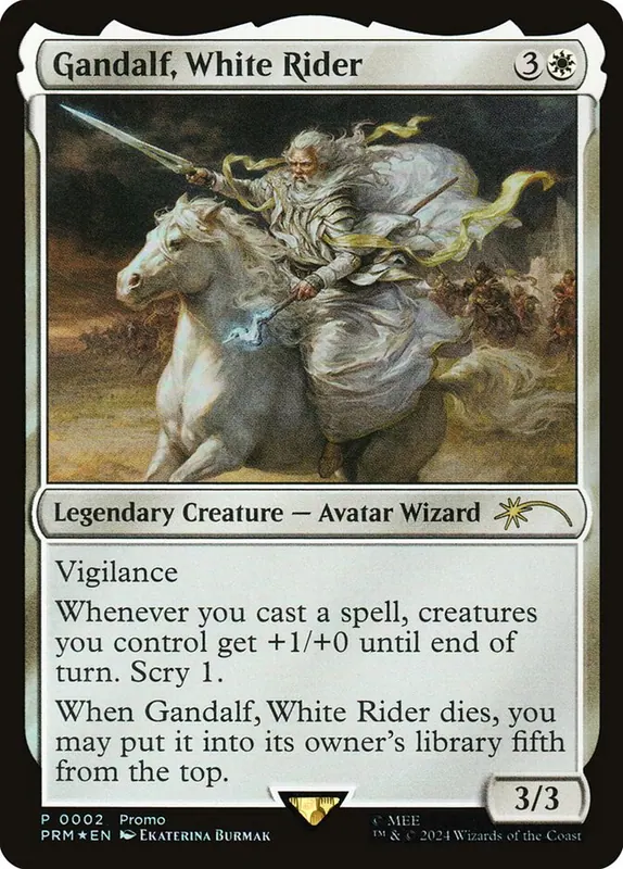 Gandalf, White Rider [Tales of Middle-earth Deluxe Commander Kit]