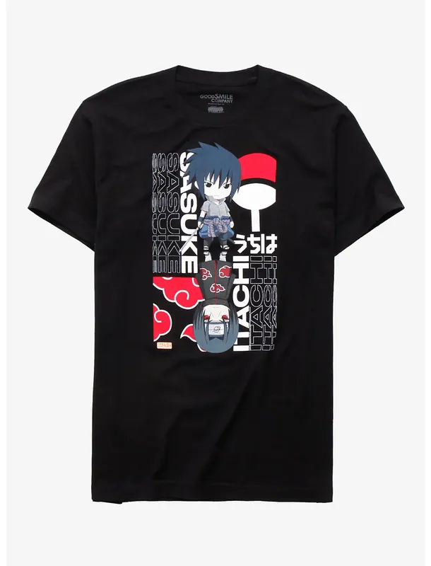 Naruto Shippuden Chibi Uchiha Brothers Reflectio TALLA L