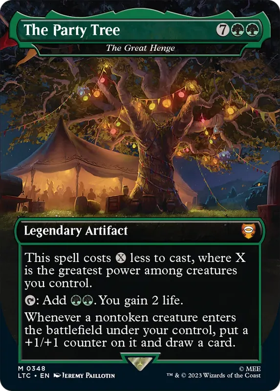 The Party Tree - The Great Henge (Borderless) [The Lord of the Rings: Tales of Middle-Earth Commander]