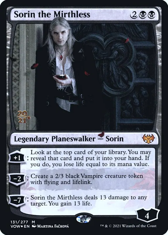 Sorin the Mirthless [Innistrad: Crimson Vow Promos]
