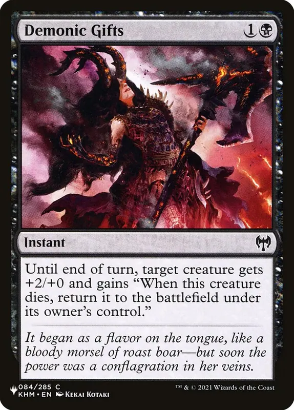 Demonic Gifts [The List]