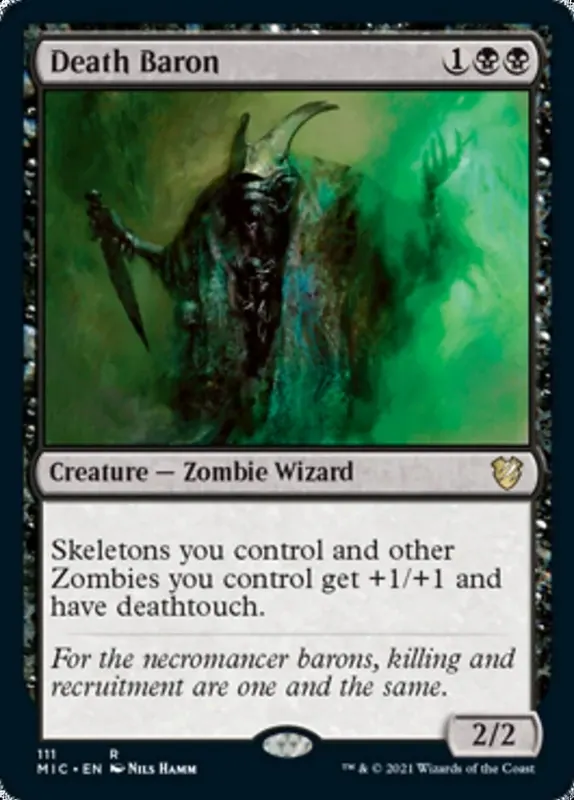 Death Baron [Innistrad: Midnight Hunt Commander] - Español