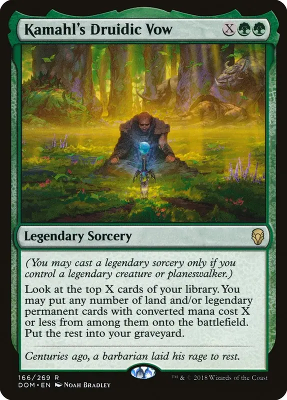 Kamahl's Druidic Vow - Español [Dominaria]