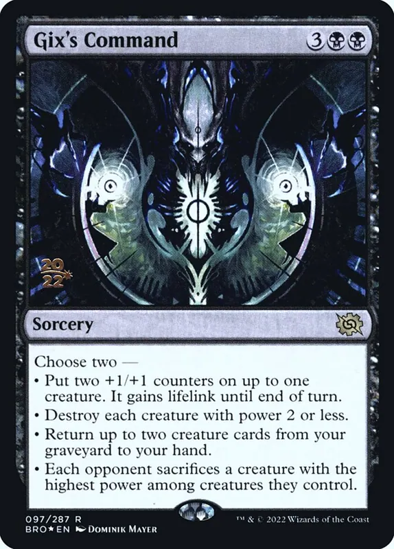 Gix's Command [The Brothers' War Promos]