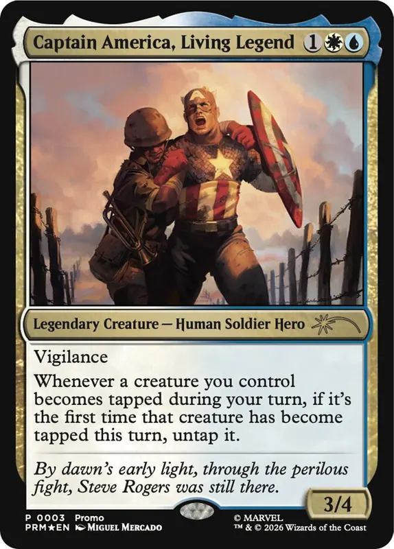 Captain America, Living Legend [Media and Collaboration Promos]