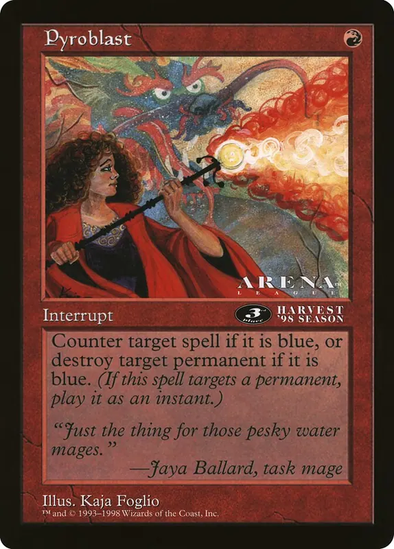 Pyroblast [Oversized League Prizes]
