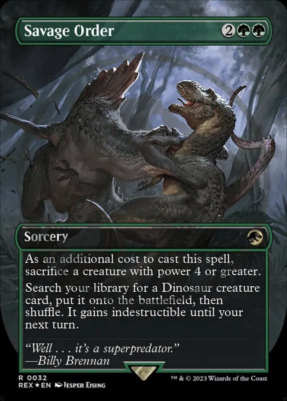 Savage Order [Jurassic World Collection]