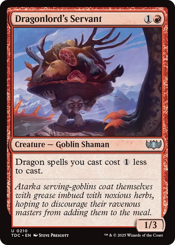 Dragonlord's Servant [Tarkir: Dragonstorm Commander]