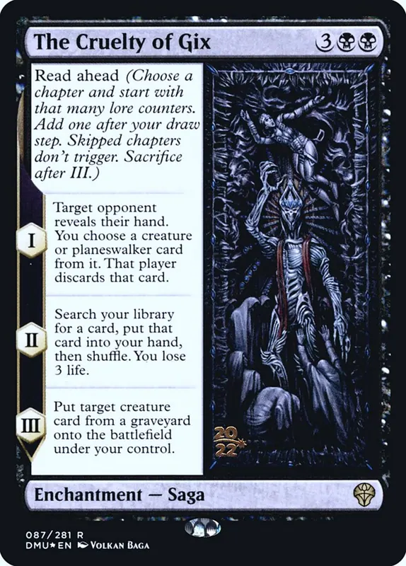 The Cruelty of Gix [Dominaria United Promos]