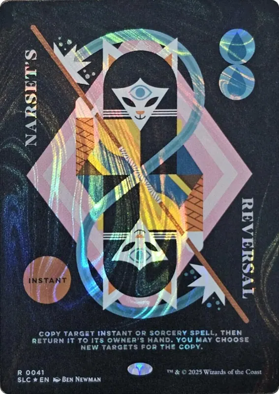 Narset's Reversal (Halo Foil) [Secret Lair Countdown Kit]