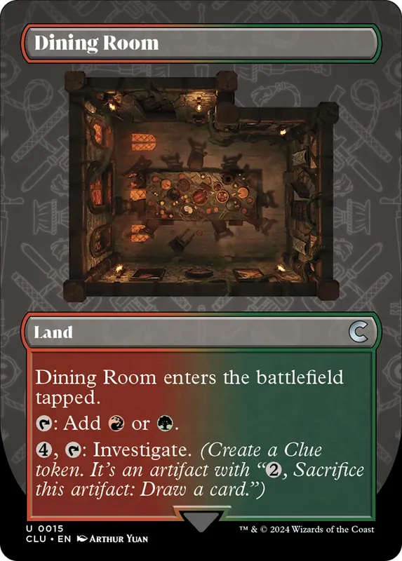 Dining Room (Borderless) [Ravnica: Clue Edition]