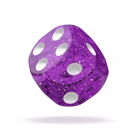 OAKIE DOAKIE DICE DADOS D6 12 MM SPECKLED - PÚRPURA (36)