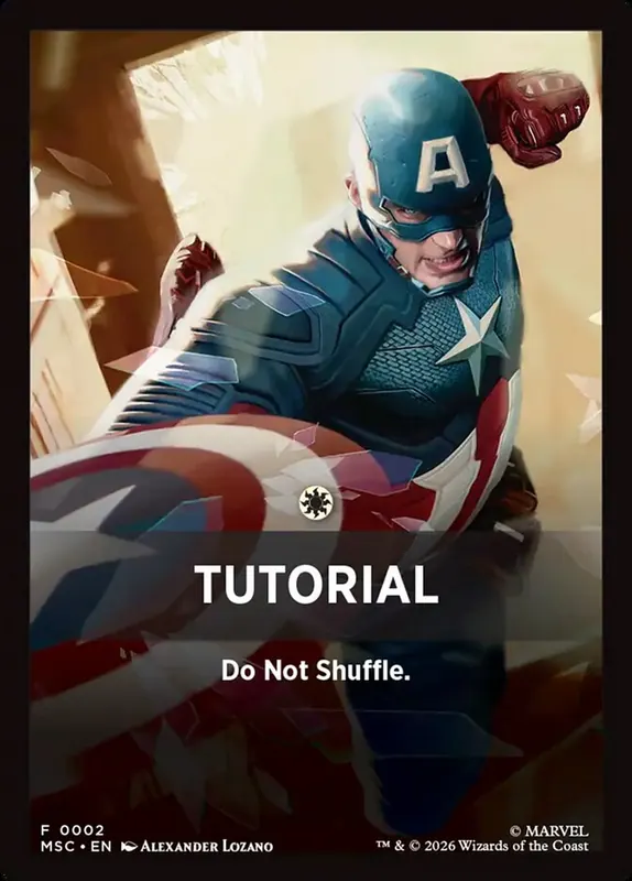 Tutorial [Marvel Super Heroes Jumpstart Front Cards]