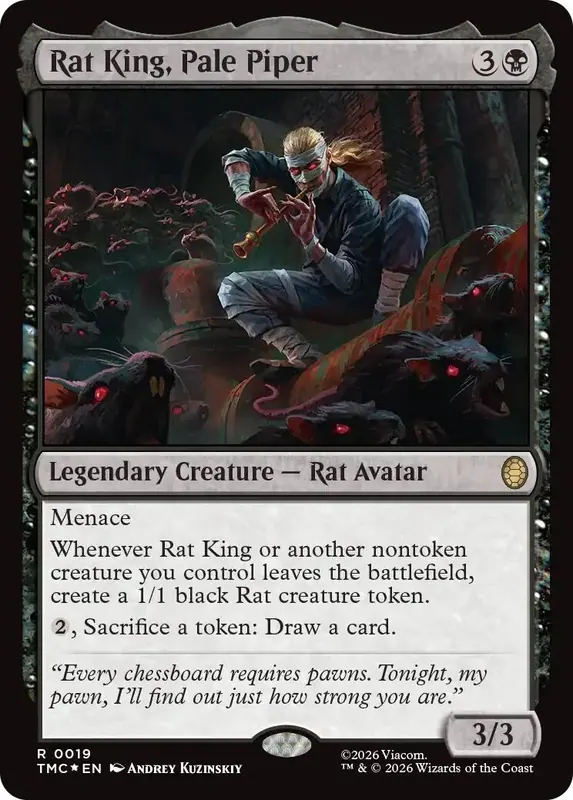 Rat King, Pale Piper (Surge Foil) [Teenage Mutant Ninja Turtles Commander]