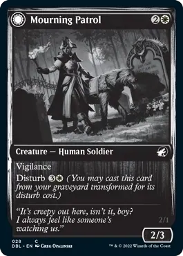 Mourning Patrol // Morning Apparition [Innistrad: Double Feature]