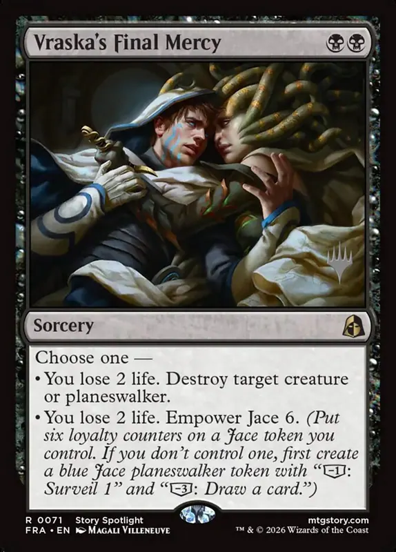 Vraska's Final Mercy [Reality Fracture Promos]