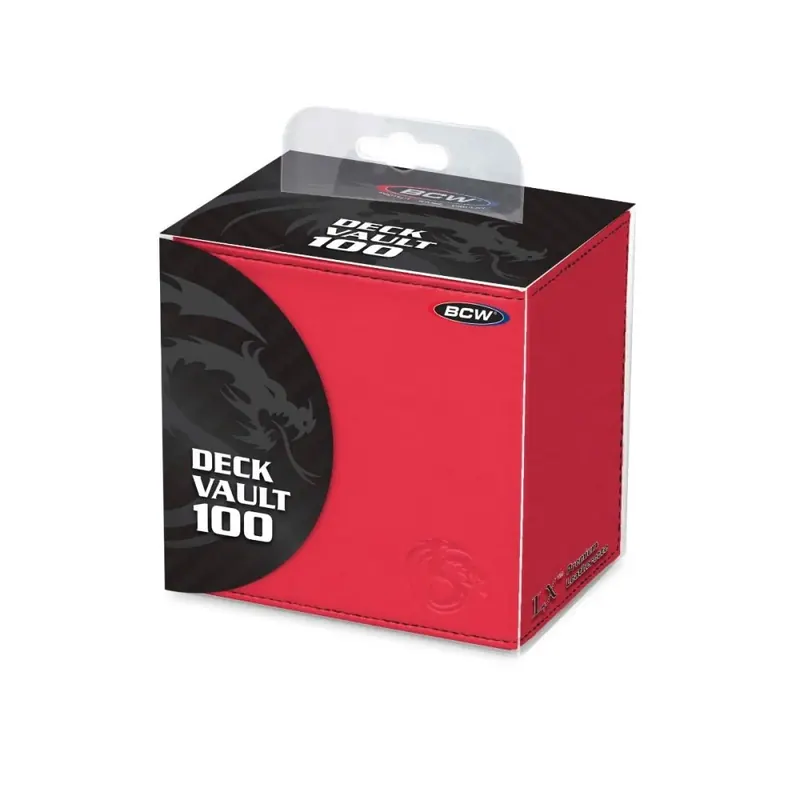 BCW DECK VAULT LX 100 RED