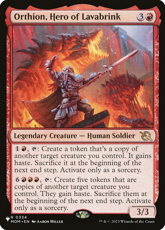 Orthion, Hero of Lavabrink [The List]