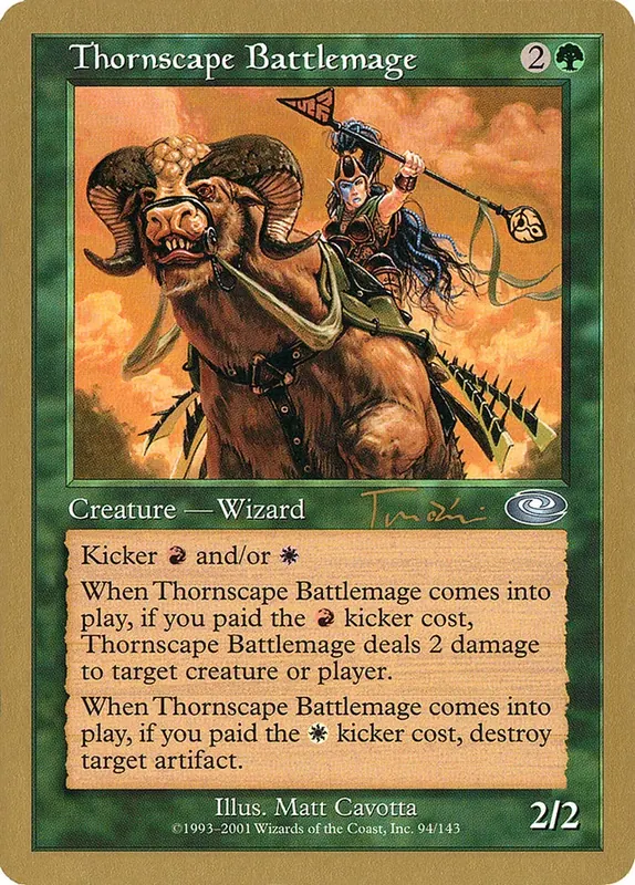 Thornscape Battlemage (Jan Tomcani) [World Championship Decks 2001]