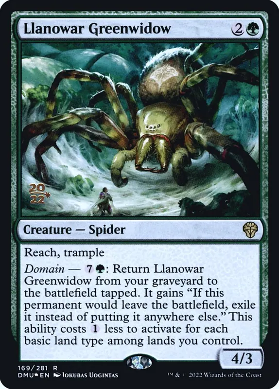 Llanowar Greenwidow [Dominaria United Promos]