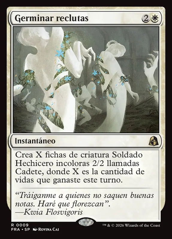 Germinate Recruits [Reality Fracture] - Español