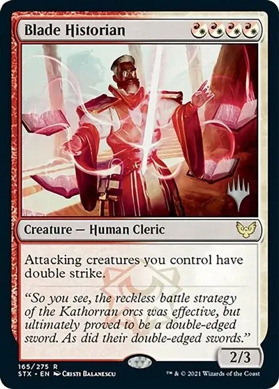 Blade Historian (Promo Pack) - Español [Strixhaven: School of Mages Promos]