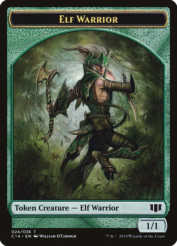 Elf Warrior [Commander 2014 Tokens]