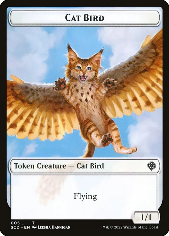 Cat Bird [Starter Commander Deck Tokens]