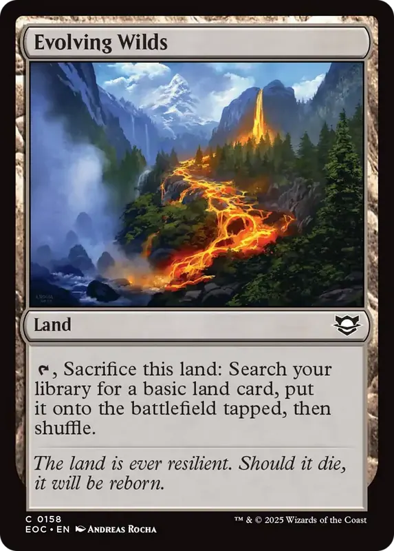 Evolving Wilds [Edge of Eternities Commander]