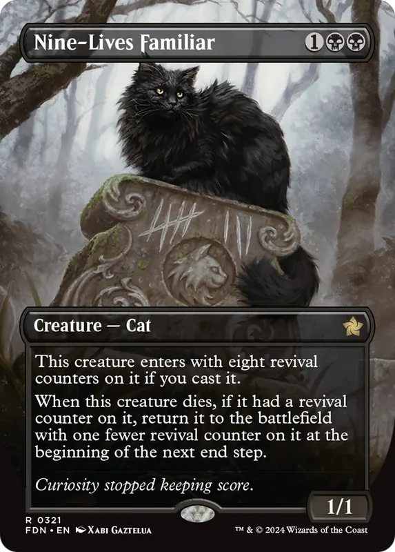 Nine-Lives Familiar (Borderless)  - Español [Foundations]