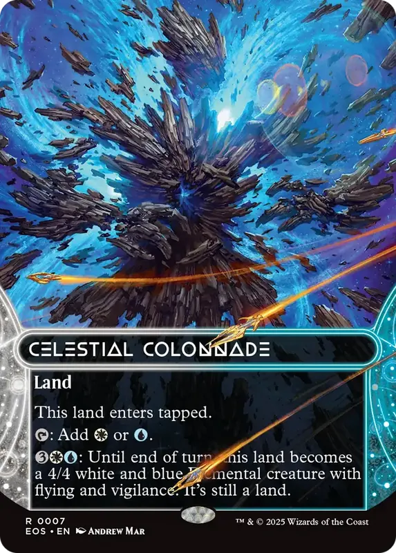 Celestial Colonnade (0007) (Borderless) [Edge of Eternities: Stellar Sights]