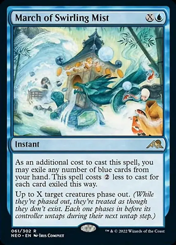 March of Swirling Mist - Español [Kamigawa: Neon Dynasty]