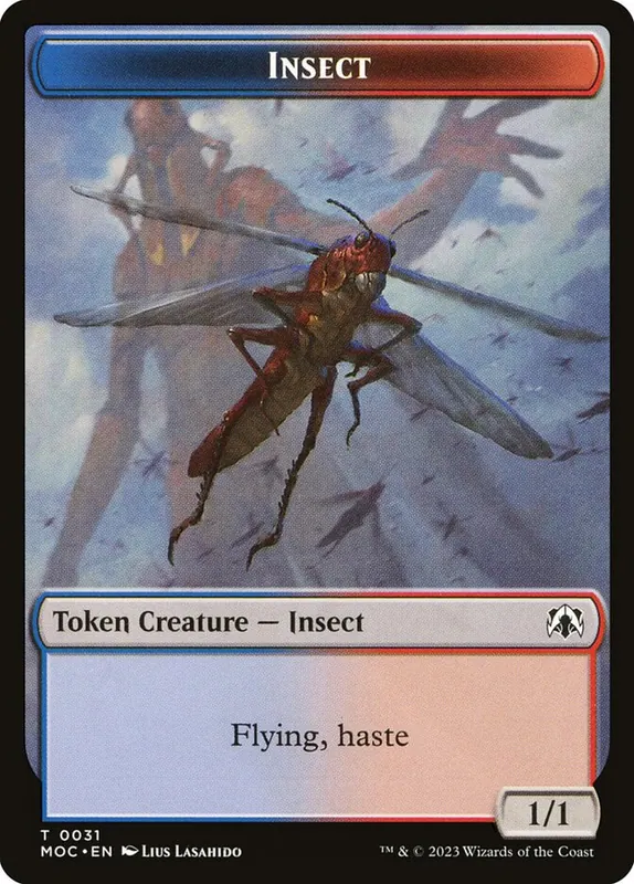 Insect [March of the Machine Commander Tokens]