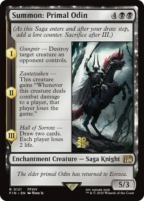 Summon: Primal Odin [Final Fantasy Promos]