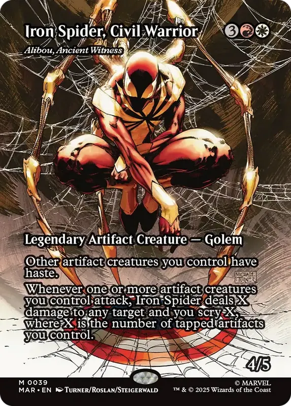 Iron Spider, Civil Warrior - Alibou, Ancient Witness [Marvel Universe: Eternal-Legal]